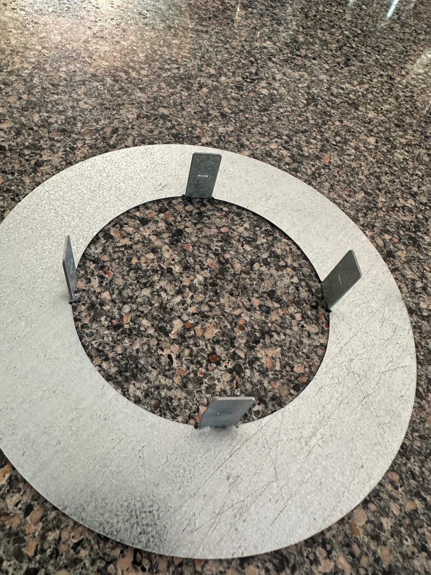 VTDD-701 metal escutcheon for 1/2" drywall